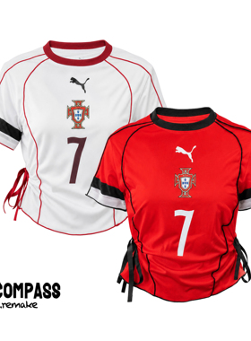 PUMA Remake球衣穿搭葡萄牙C罗 Jerseyfit辣妹修身短袖 ENCOMPASS