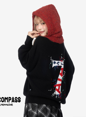 Nike Remake 热刺7号大logo 泼墨刺绣球衣拼接针织毛衣 ENCOMPASS