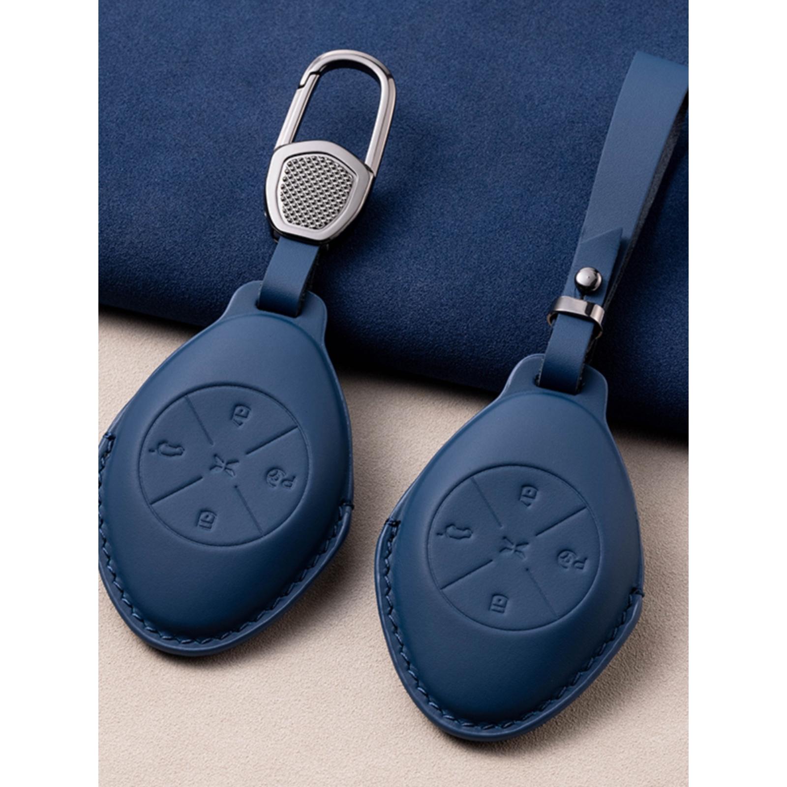 适用小鹏20/21/22款全新P7保护遥控器男士女G3车锁匙扣壳钥匙包套