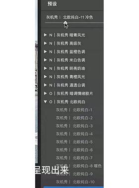 灰机秀16800款/LR预设PS滤镜PR后期调色人像预设合集，剪映视频