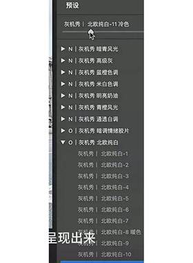 灰机秀16800款/LR预设PS滤镜PR后期调色人像预设合集，剪映视频