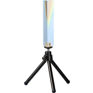 三棱镜光学玻璃彩虹拍照摄影道具彩虹学生儿童物理实验器材七色光三角万花筒三菱镜五六多棱柱水晶折射套装