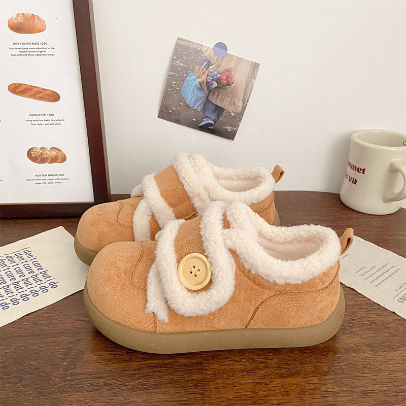 棉鞋chic小众雪地靴运动小白鞋