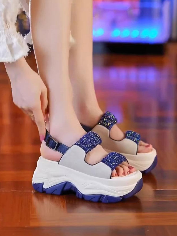 Sportsandalen aus weichem Leder mit dicker Sohle für Damen, Sommer 2026, neue multifunktionale Freizeit-Strandsandalen_voghion.com