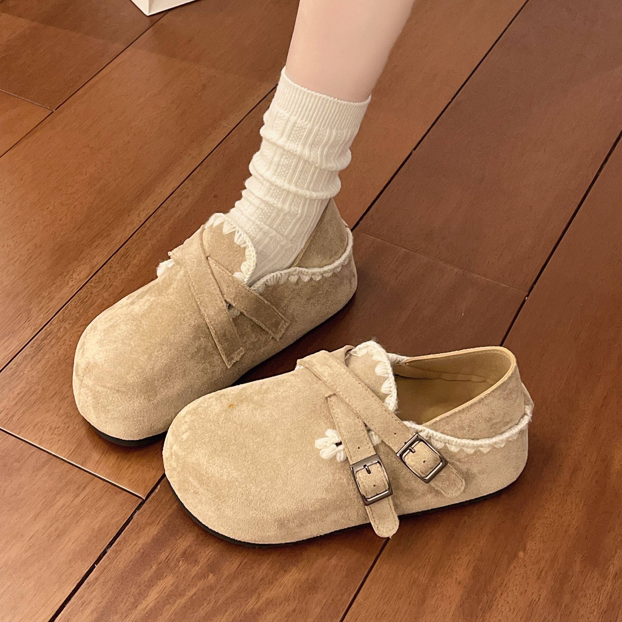 厚底内增高踩脚一脚蹬勃肯鞋子女全包外穿2025年秋季新款爆款单鞋,女鞋,勃肯鞋/软木鞋,淘宝优惠券,粉丝福利购,淘宝优惠卷