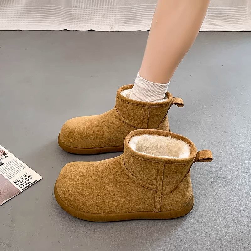 东北雪地靴女2025年冬季新款皮毛一体加绒加厚面包鞋情侣保暖棉鞋,女鞋,棉鞋,淘宝优惠券,粉丝福利购,淘宝优惠卷