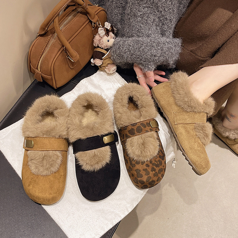 一脚蹬豆豆鞋子乐福鞋勃肯鞋冬季雪地靴内增高毛鞋女保暖加绒棉鞋,女鞋,勃肯鞋/软木鞋,淘宝优惠券,粉丝福利购,淘宝优惠卷