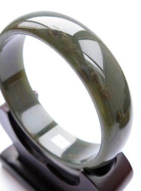 青玉青玉扁条内径手镯