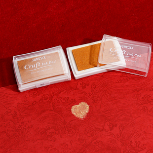 金色印泥手印便携印泥专用油新生婴儿儿童宝宝手足印泥手脚印印泥