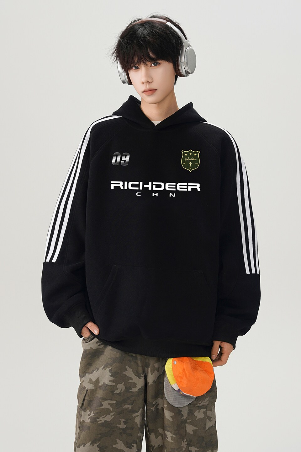 2025开衫卫衣420克华棉A336-RIWY059-特P55（60%棉40%聚酯纤维）,男装卫衣,电商A336