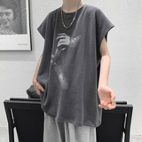 2024夏季新款印花背心A336-TTD231-P25-限价38（100棉），男装背心/马甲，电商A336