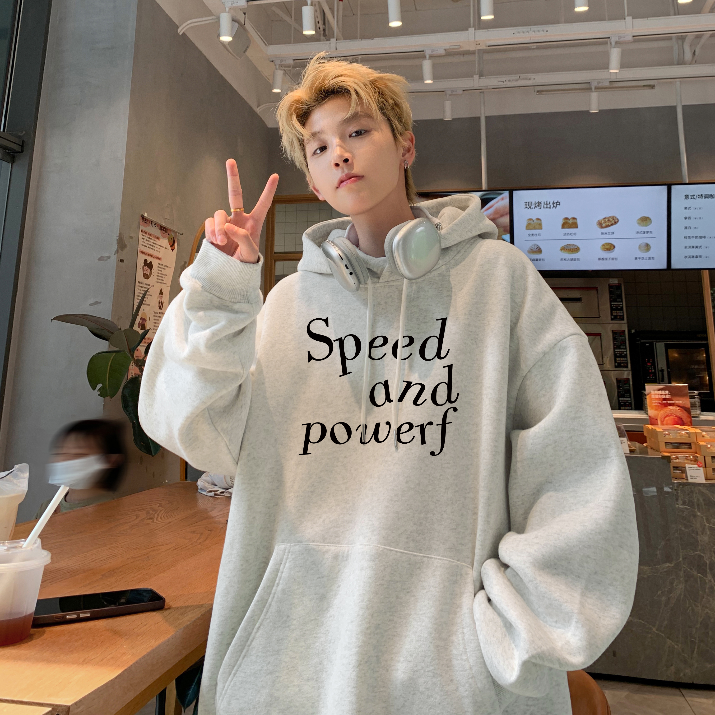 25秋冬新款A336-THLM0663-P58-限价78加绒THLM0663JR-P68-限价88，男装卫衣，电商A336