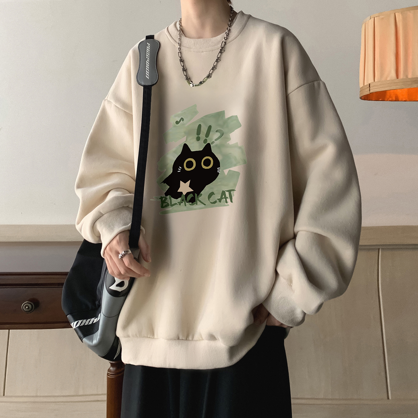 圆领卫衣A336-THYL0237-P48-限价68加绒THYL0237JR-P58-限价78，男装卫衣，电商A336