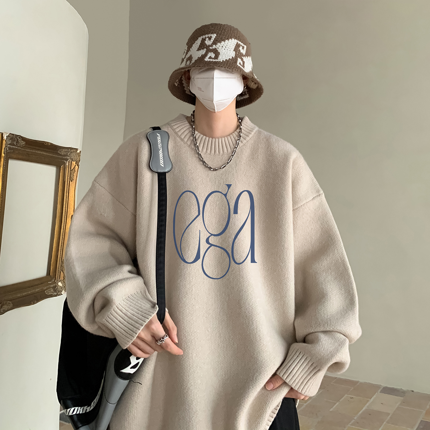 圆领毛衣A336-THYLMY0452-P58-限价78（27聚酯纤维31锦纶42睛纶，男装针织衫/毛衣，电商A336