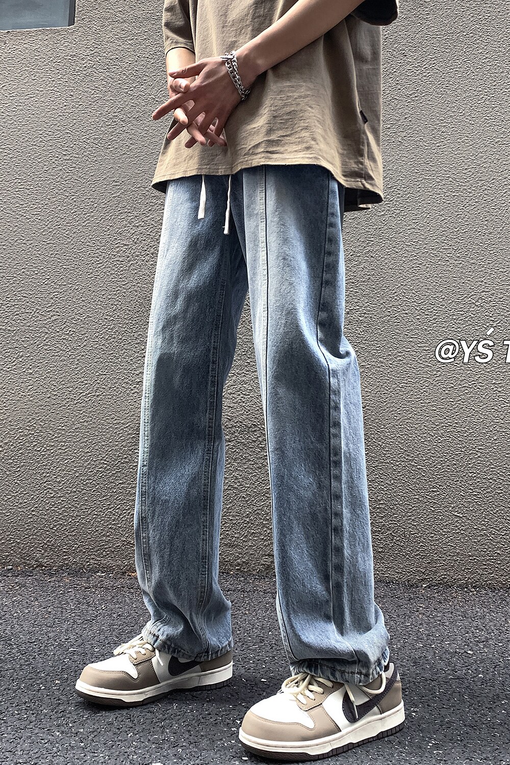 牛仔裤子A336-K030-P58-限价68(75.8%棉14.9%粘纤9.3%聚酯纤维),男装牛仔裤,电商A336