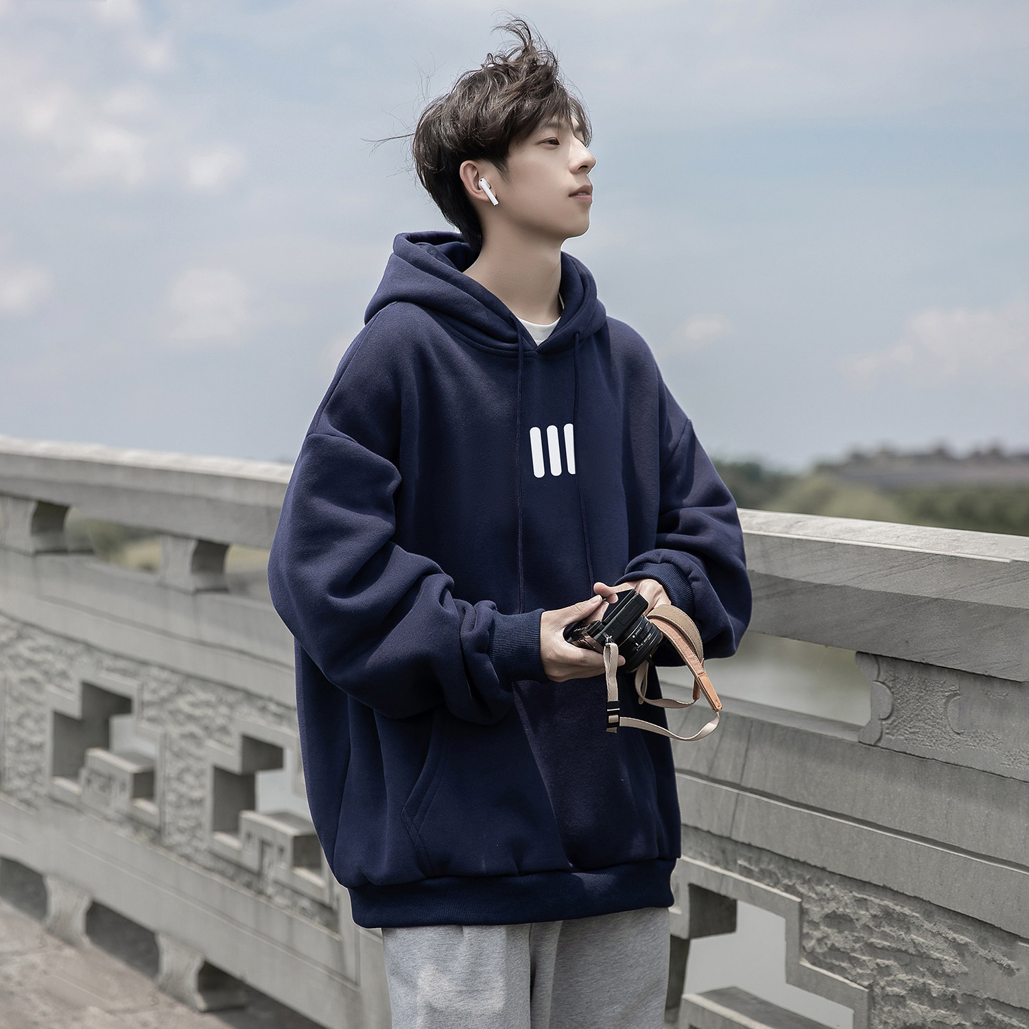 2025秋冬新款连帽卫衣A336-LM1209-P58-限价78（62棉38聚酯纤维）,男装卫衣,电商A336