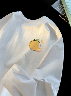 2025秋季新款印花长袖T恤 A336-THCT0395-P38-限价48 （纯棉）