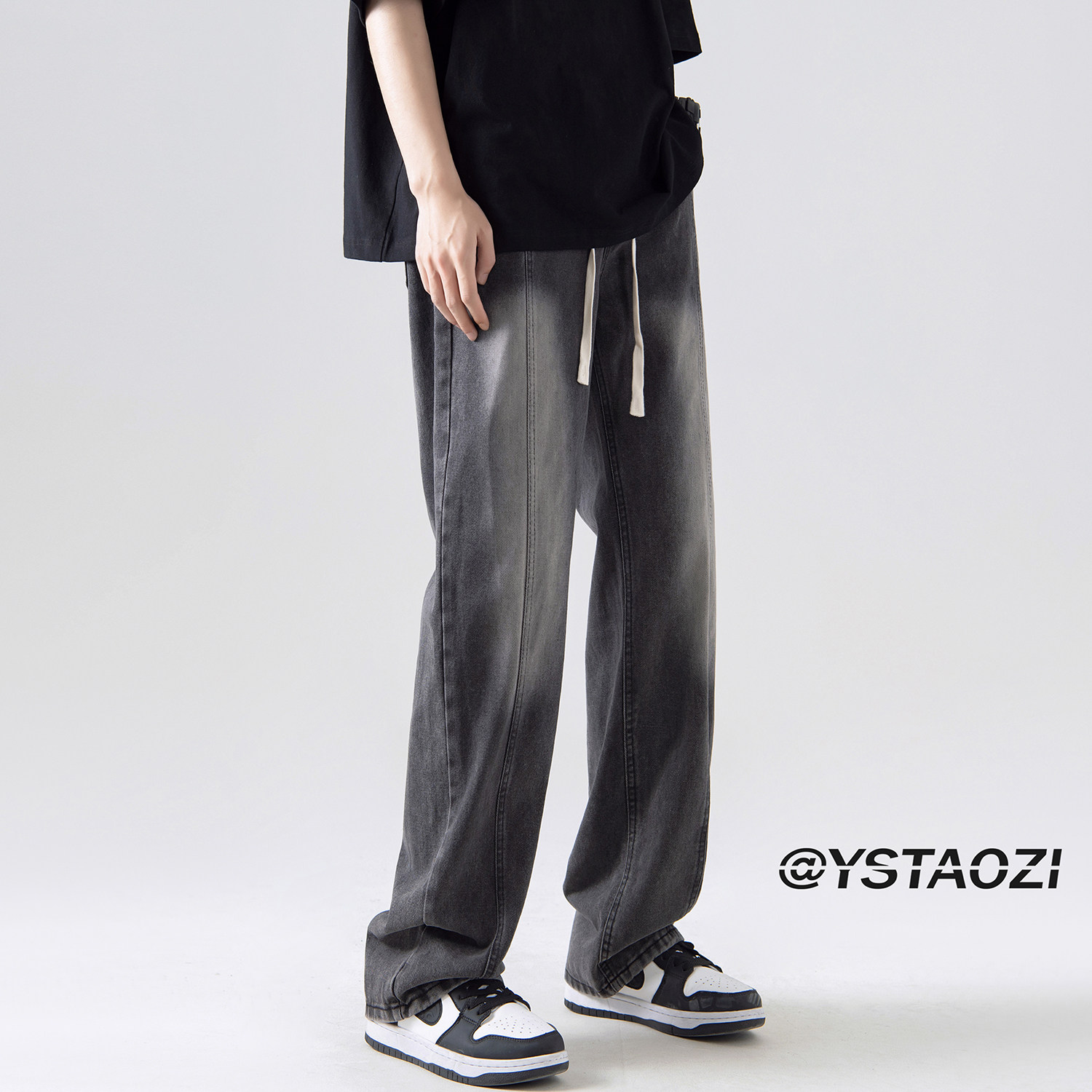 牛仔裤子A336-K030-P58-限价68(75.8%棉14.9%粘纤9.3%聚酯纤维),男装牛仔裤,电商A336