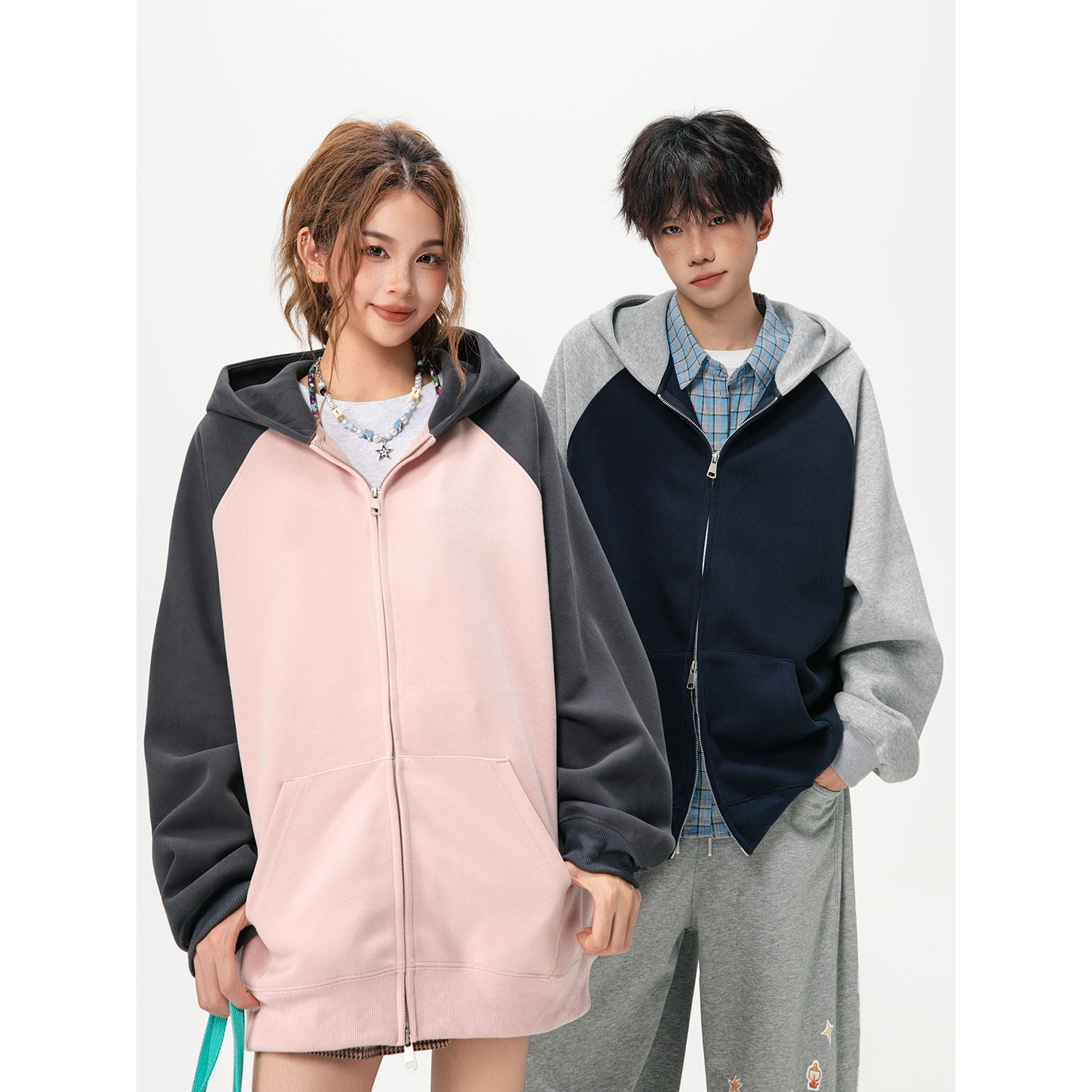2025开衫卫衣420克华棉A336-L8004-特P48（60%棉40%聚酯纤维）,男装卫衣,电商A336