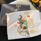 2024夏季新款印花短袖T恤A336-THDX1041-P38-限价48（100棉），男装T恤，电商A336