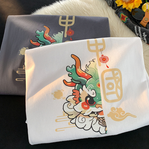 2024夏季新款印花短袖T恤A336-THDX1041-P38-限价48（100棉）图片