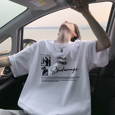 2025春夏新款印花短袖T恤A336-THDX1454-P28-限价38（纯棉）