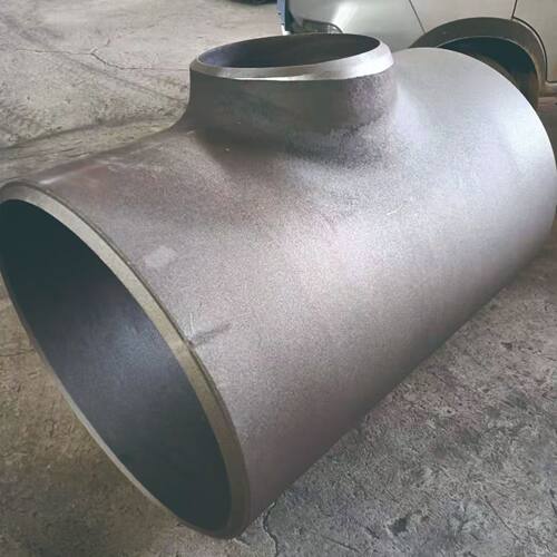 厂家供应12Cr1MoVG合金钢三通管件 910x325x26mm无缝热压异径三通