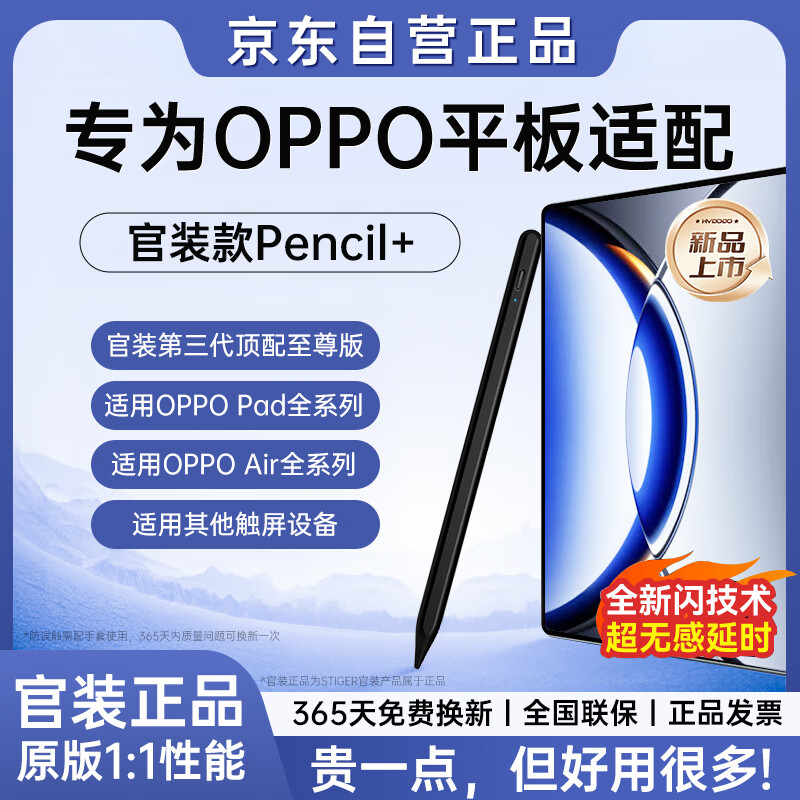 STIGER 适用OPPO Pencil2pad3pro/Pad3/pad2/Pad2Pro/air电容笔