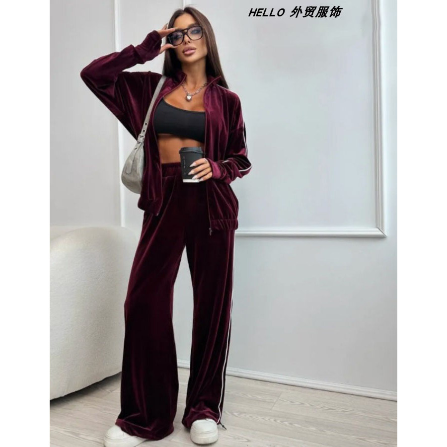 Soft Corduroy Sweatshirt and Pants Set 柔软灯芯绒卫衣裤套装