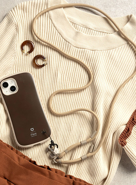 适用iphone16promax防摔手机壳新款苹果15pro/plus高端iface手机套简约Hamee咖啡色系