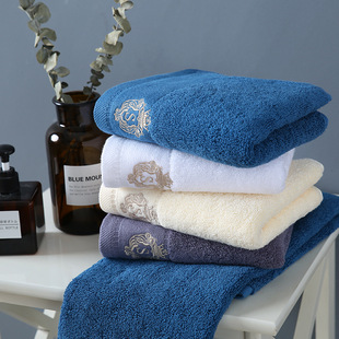 浴巾纯棉酒店刺绣加大加厚Cotton thickened hotel bath towel