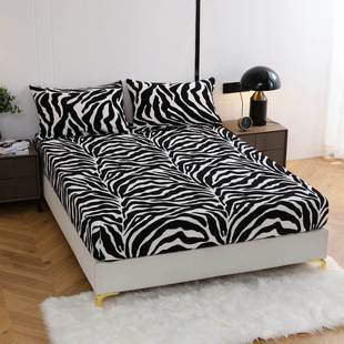 Velvet fitted sheet Pillowcase Bed Cover 牛奶绒床笠枕套床罩