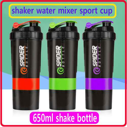 shake bottle protein powder shaker water mixer sport cup杯子