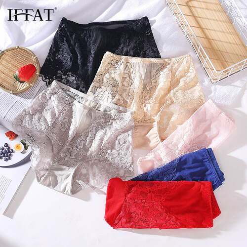 5XL PLUS SIZE Lace Underwear For Woman Seamless Briefs 内裤