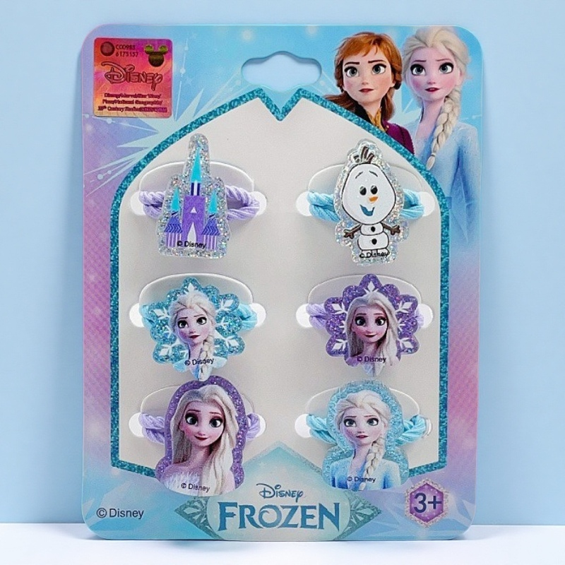 艾莎公主儿童发圈6个装