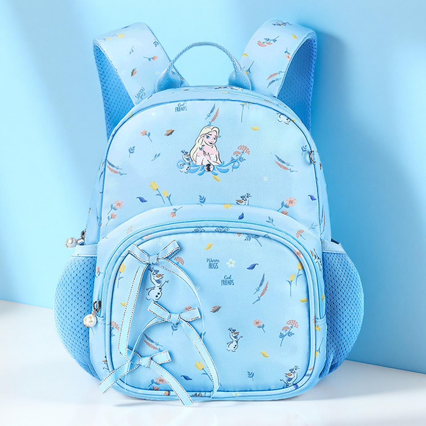 艾莎公主儿童书包女童幼儿园双肩包一年级轻冰雪奇缘Elsa女王背包
