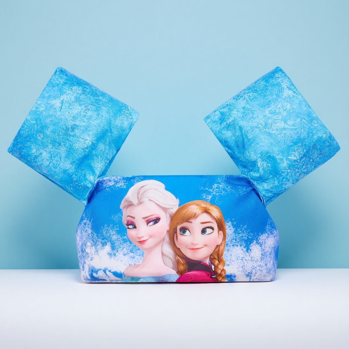 艾莎公主儿童手臂圈游泳水袖马甲Elsa女王泡沫圈冰雪奇缘浮力背心