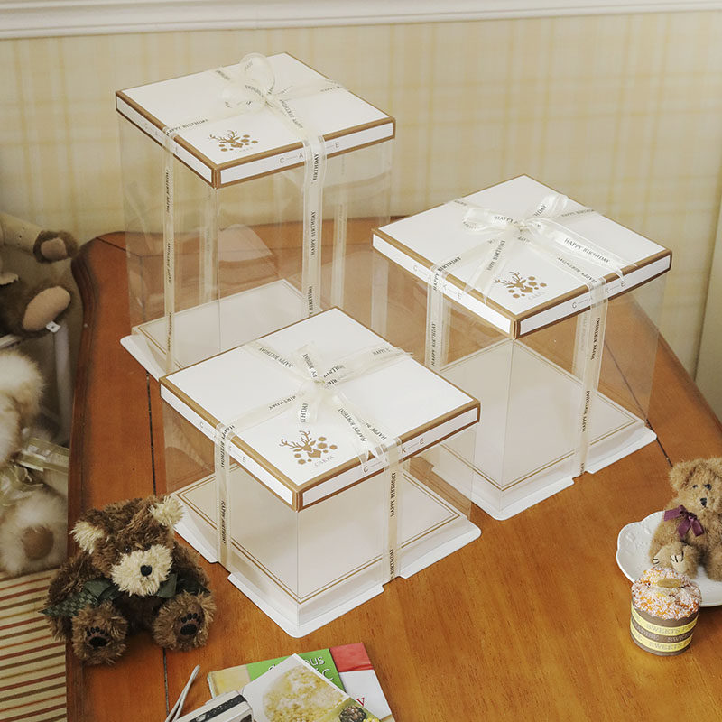 蛋糕盒子开天窗生日加高透明蛋糕包装盒单/双层6/8/10/12寸14寸,厨房/烹饪用具,点心包装盒/包装袋,淘宝优惠券,粉丝福利购,淘宝优惠卷