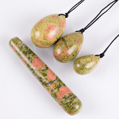 天然玉石花绿石鸡蛋阴户蛋按摩凯格尔球玉蛋功产后恢复紧致保健