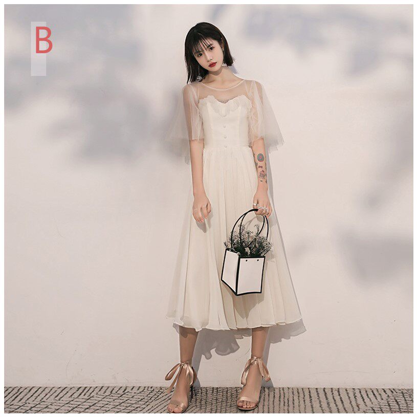 伴娘礼服女仙气学生2020新款中长款伴娘服礼服毕业结婚主持人日常|msdalam kategori Butik wanita / wanita, perkahwinan/Cheongsam/pakaian, pakaian/malam - dari Buy2taobao.com untuk memberikan perkhidmatan ejen Taobao profesional membeli