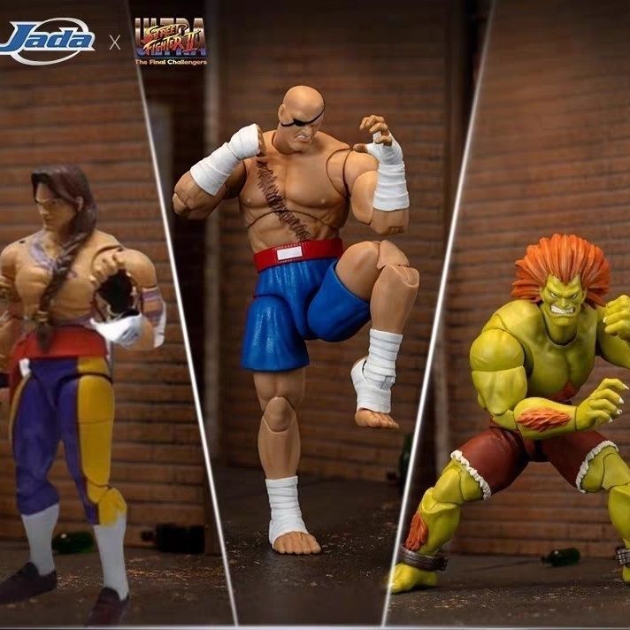 正版STORM TOYS终极街头霸王2巴洛克电狼布兰卡1/12人偶手办