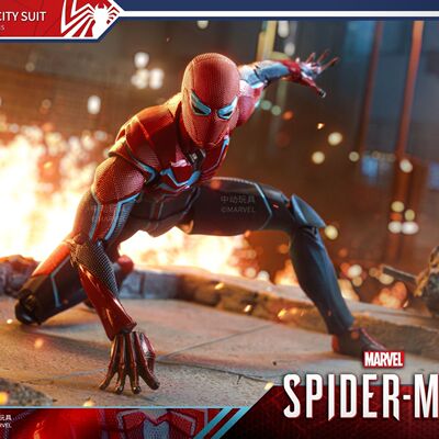 中动玩具正版漫威复仇者联盟蜘蛛侠极速战衣男孩手办玩具摆件礼物