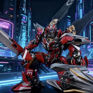 布鲁可变形金刚超越版CC25电影6闪电电影3御天敌积木人玩具男孩