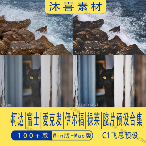 CaptureOne飞思-柯达富士伊尔福爱克发禄莱胶片调色预设合集