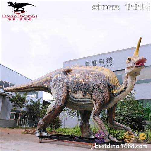 仿真机械电动恐龙模型仿真青岛龙商场游乐园拍照自贡恐龙工厂.