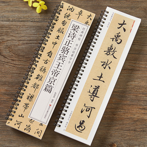 梁诗正骆宾王帝京近距离临摹字卡