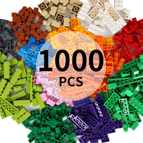 小颗粒积木1000块DIY拼装玩具