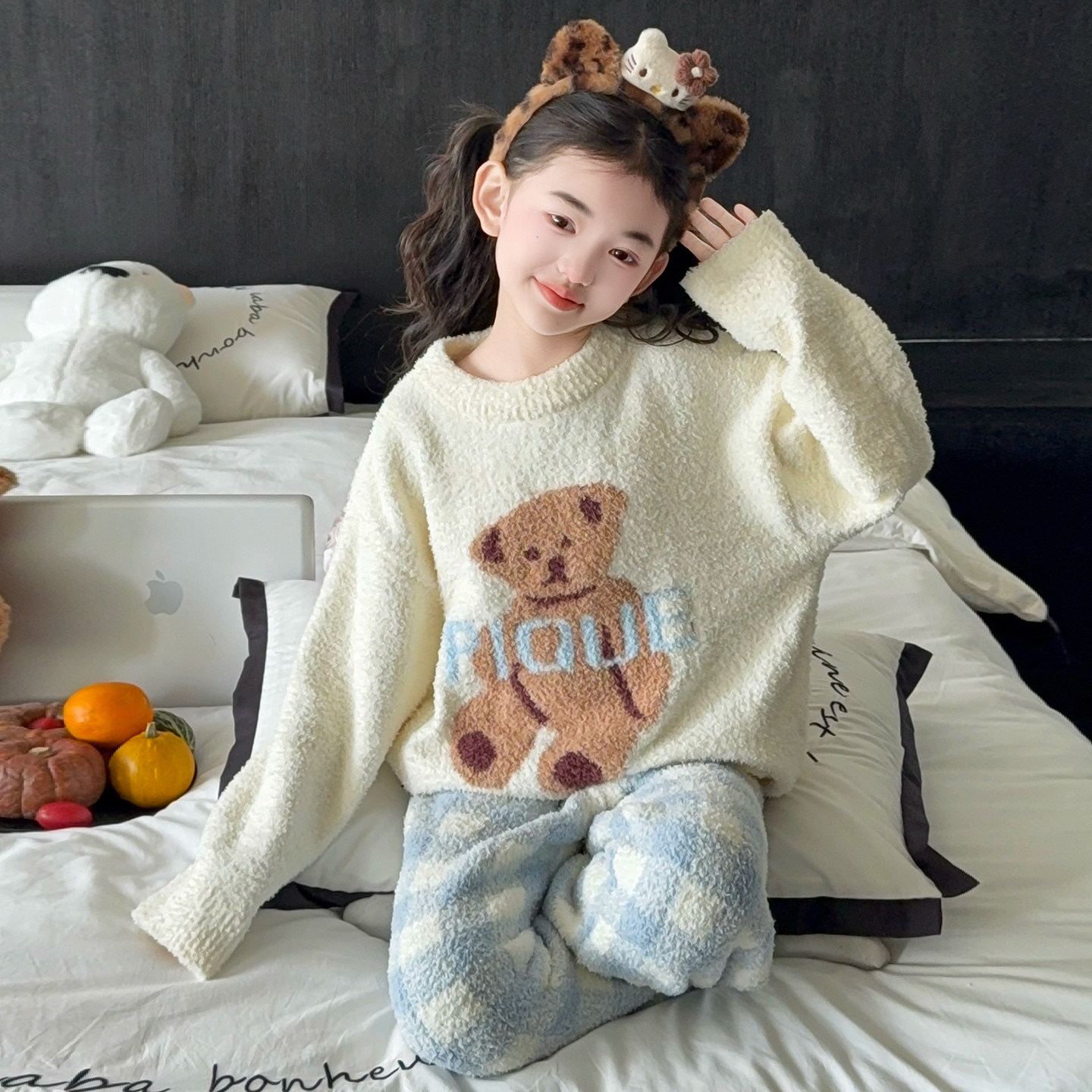 女童冬季睡衣居家休闲