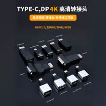 Type-C转HDMI VGA Mini 大Displayport高清4K屏幕转接头电脑投屏