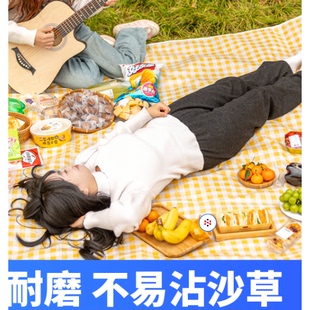备防水便携春游郊游可折叠野餐布 野餐垫防潮垫加厚户外露营野餐装